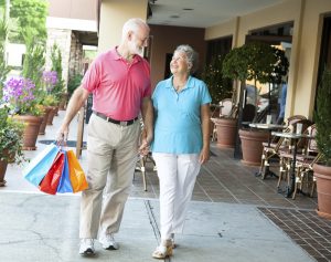 Shopping Seniors - Carrying Her Bags