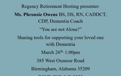 Regency Retirement Hosting Presenter